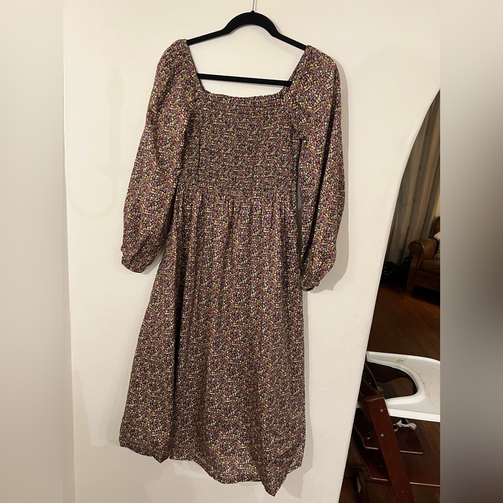 Jcrew Organic cotton daydream dress in Liberty Busy Izzy fabric